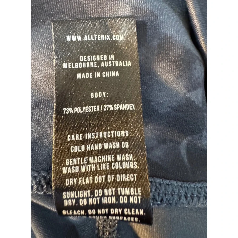 Allfenix Tie Dye Leggings Small High Waisted Boho Athleisure Gymcore Trendy Yoga